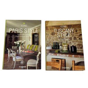 Paris Style Book Tuscany Style Book Ed. Angelika Taschen 2003 Home Decor
